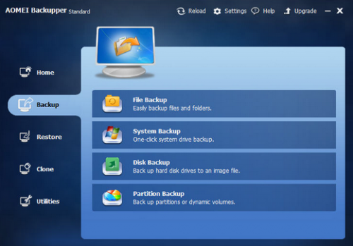 AOMEI Backupper Standard